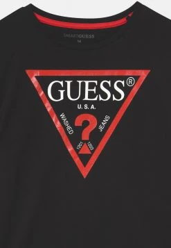 Guess Junior Core- Print T-Shirt - Jet Black -Guess Apparel 00ec9e6b312f4391b01af2853870bb32