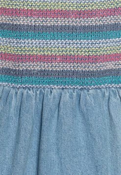 Guess Junior Stretch Dress - Day Dress - Medium Wash Colored -Guess Apparel 02d12fe4779d4be093e6840444c8cb6f