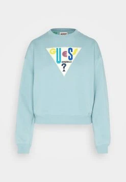 Go Gia Logo Crewneck - Sweatshirt - London Sky Multi -Guess Apparel 040c0fe3e9e642c5ab42bca7978cb85e
