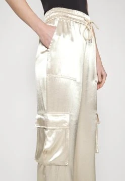 Guess Chantal Pants - Cargo Trousers - Pearl Oyster -Guess Apparel 05949c98740c435b815fa774da8b5f21