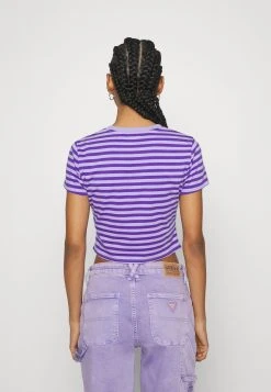 Go Clara Striped Baby Tee - Print T-Shirt - Ligt Iris Multi -Guess Apparel 059f74b583e345f7a24244d9938d18e3