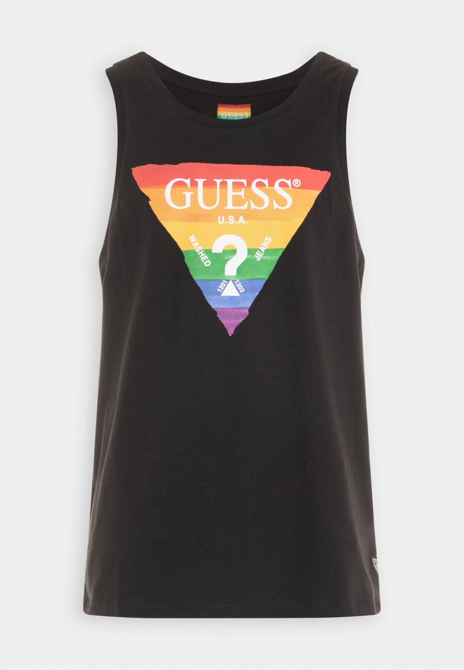 Guess Pride Logo - Top - Jet Black 6 Guess Pride Logo - Top - Jet Black - Image 4