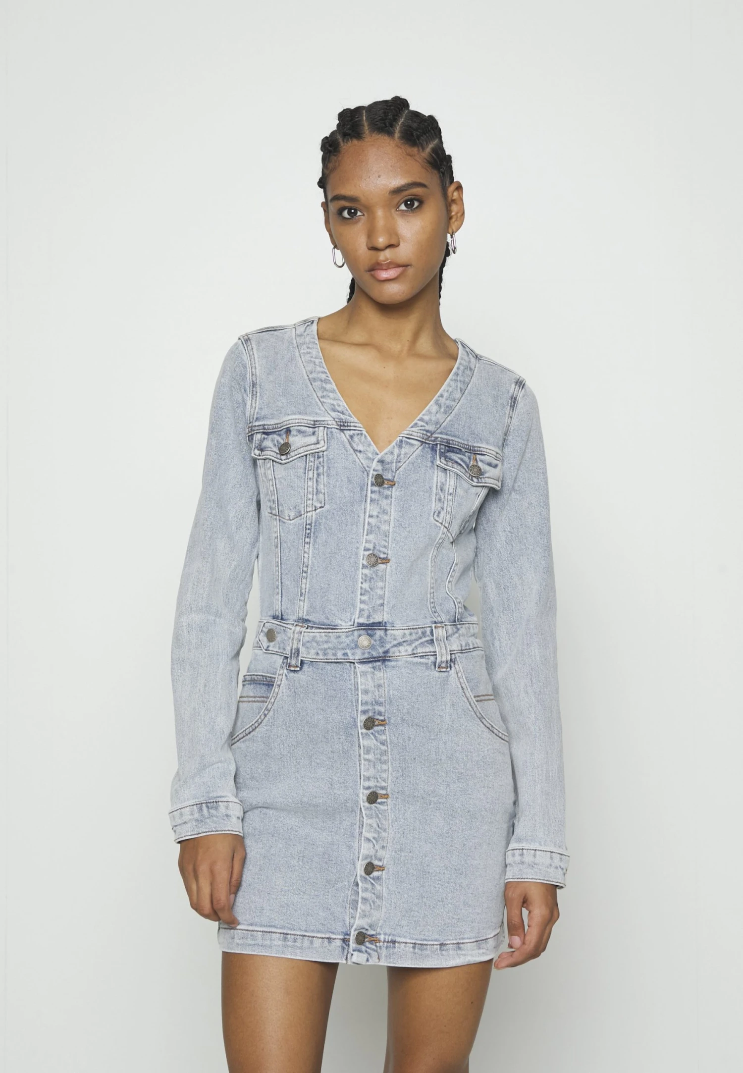 Go Danielle Dress - Denim Dress - Blue Denim 3 Go Danielle Dress - Denim Dress - Blue Denim