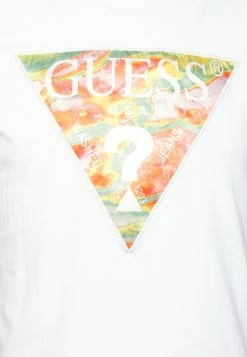 Guess Ss Bsc Abstract Tri Logo - Print T-Shirt - Pure White 12 Guess Ss Bsc Abstract Tri Logo - Print T-Shirt - Pure White -Guess Apparel 0c2a0c292dee44f1b437e77a38814b9f