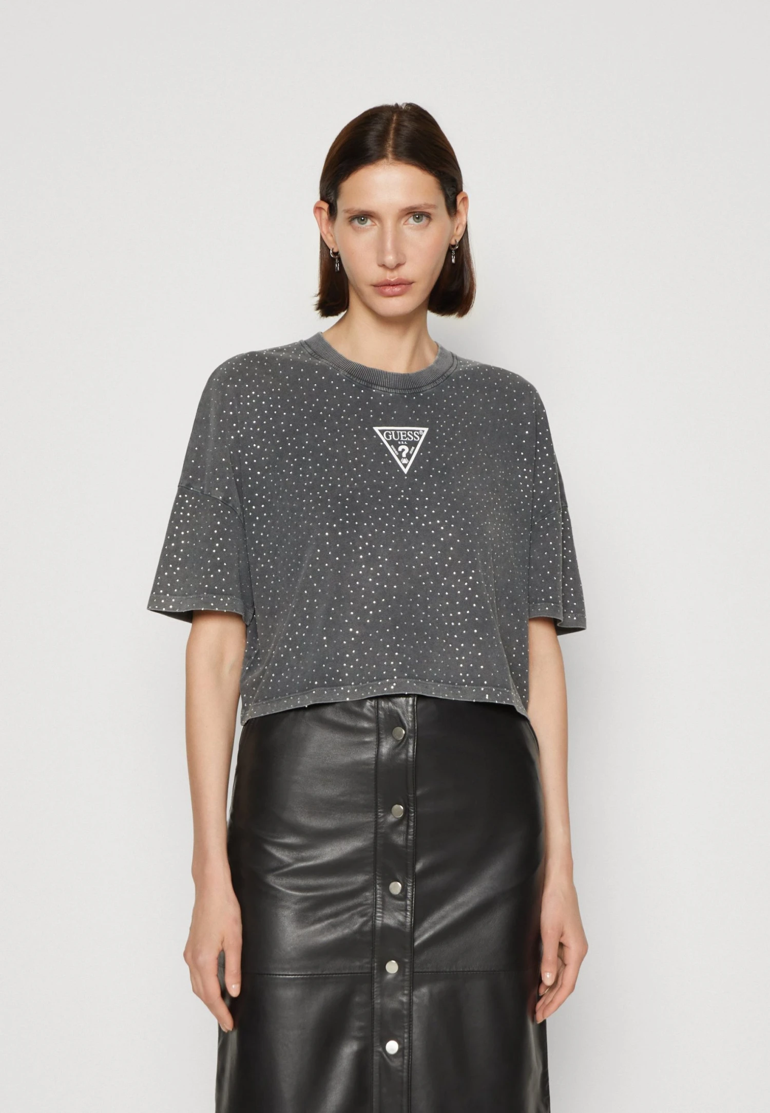 Guess Stars Tee - Print T-Shirt - Acid Jet Black 3 Guess Stars Tee - Print T-Shirt - Acid Jet Black