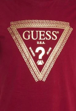 Guess Chain Logo Tee - Print T-Shirt - Pinot Noir -Guess Apparel 0ee53f225a07410a8b47f62a2b0e7f28
