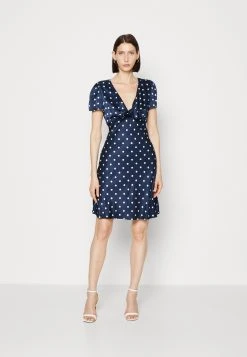 Guess Linda Bowed Dress - Cocktail Dress / Party Dress - Blue