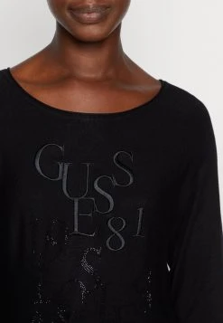 Guess Carole Bat Sleeve - Sweatshirt - Jet Black -Guess Apparel 1306abf97bcc4534abc956fa9d6ca378