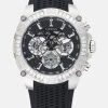 Guess Trophy - Chronograph Watch - Black/Silver-Coloured 2 Guess Trophy - Chronograph Watch - Black/Silver-Coloured -Guess Apparel 145d2dfb17f94cb68a6fae4d156d99cc