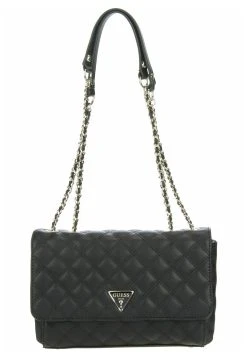 Guess Cessily Convertible- Handbag - Black -Guess Apparel 14970a648af04b9d9e89dced50c6a5a2