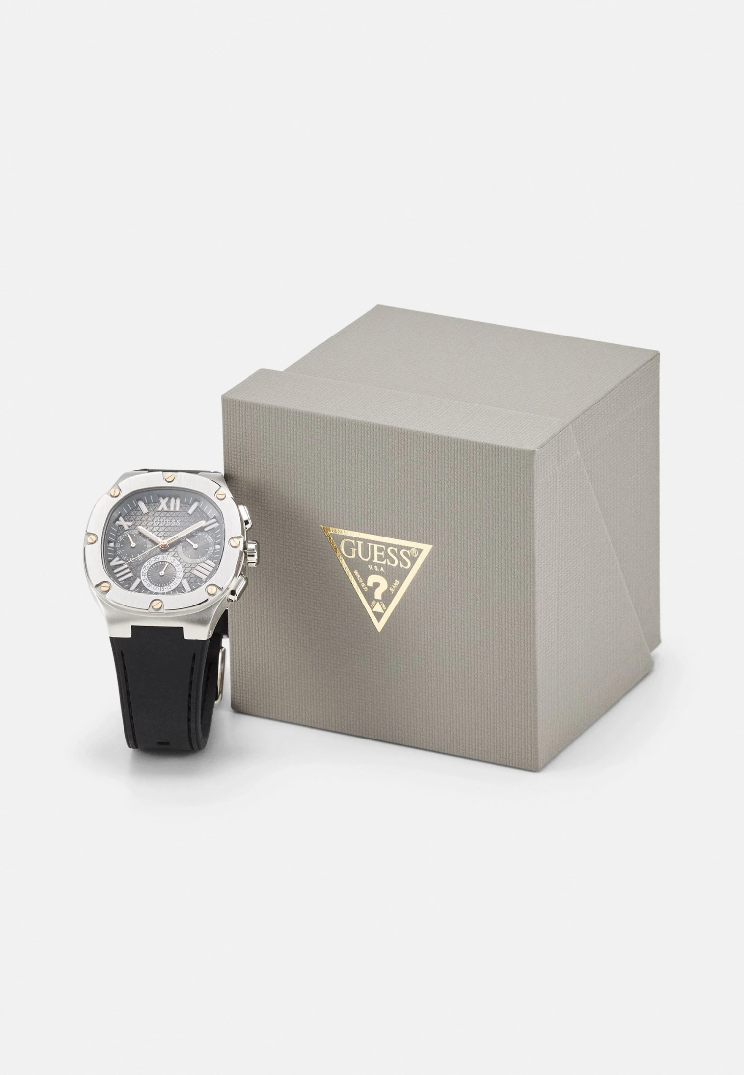 Guess Headline - Chronograph Watch - Silver Tone/Gunmetal Gradient/Black 6 Guess Headline - Chronograph Watch - Silver Tone/Gunmetal Gradient/Black - Image 4