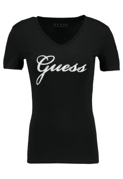 Guess Slim Fit - Print T-Shirt - Jet Black -Guess Apparel 17956ad4e0d94907891f9826581edcfa