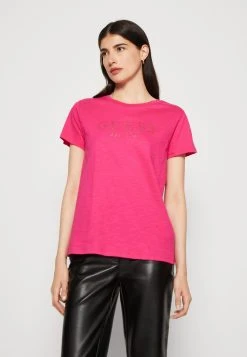 Guess Ss 1981 Easy- Print T-Shirt - Full Bloom Pink -Guess Apparel 1883610852644f88b6bddc09172ca38d