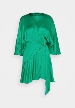 Amera Wrap Dress Solid - Cocktail Dress / Party Dress - Cacti Green -Guess Apparel 19211ae012e1468a8c7ca1fc6560fd0d