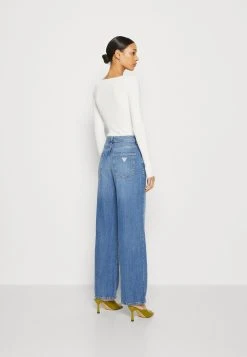 Guess Ankle Wide Leg - Relaxed Fit Jeans - Blue Wash -Guess Apparel 1c290981ca564c6fa9560815fa5aa147