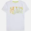 Guess Junior- Print T-Shirt - Pure White -Guess Apparel 1c7f890ecf55482bad9aedc73de3d1c1