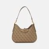 Guess Brenton Hobo - Handbag - Latte Logo 1 Guess Brenton Hobo - Handbag - Latte Logo -Guess Apparel 1de2407f59b34b58a48a4d6d4050002a