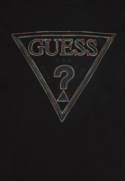 Guess Moisey Tee - Print T-Shirt - Jet Black -Guess Apparel 1f7921da56e540cfbe8cf9ad7803715b