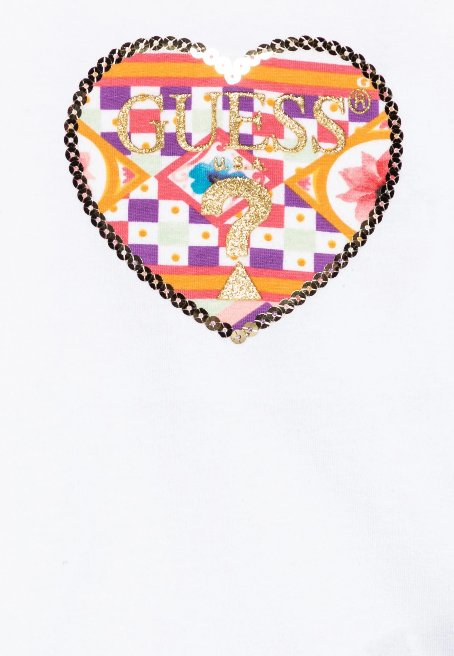 Guess Newborn Set - Print T-Shirt - Red 6 Guess Newborn Set - Print T-Shirt - Red - Image 4