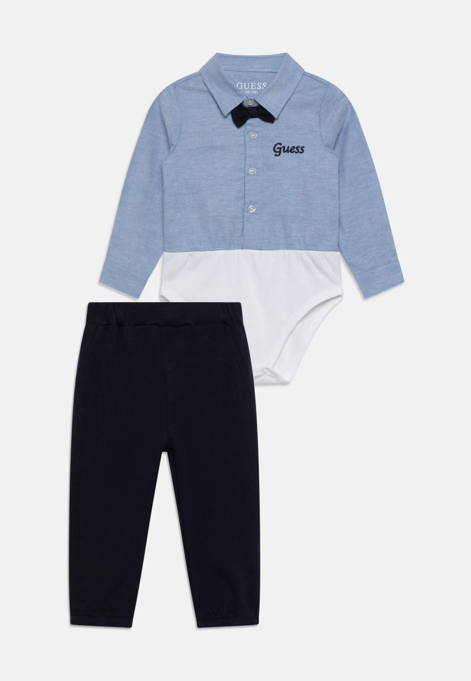 Guess Newborn Set- Trousers - Oxford 3 Guess Newborn Set- Trousers - Oxford