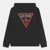 Guess Junior Hooded Core - Sweatshirt - Jet Black -Guess Apparel 21783b37016d4dc48450876feb75c768