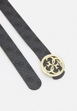 Guess Sandrine Adjust Pant - Belt - Coal/Latte -Guess Apparel 21bf9df970494b1a906bfdb7bb28c923