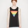 Guess Pride Logo - Top - Jet Black -Guess Apparel 233f9f8463fa4725bebb29372abde037
