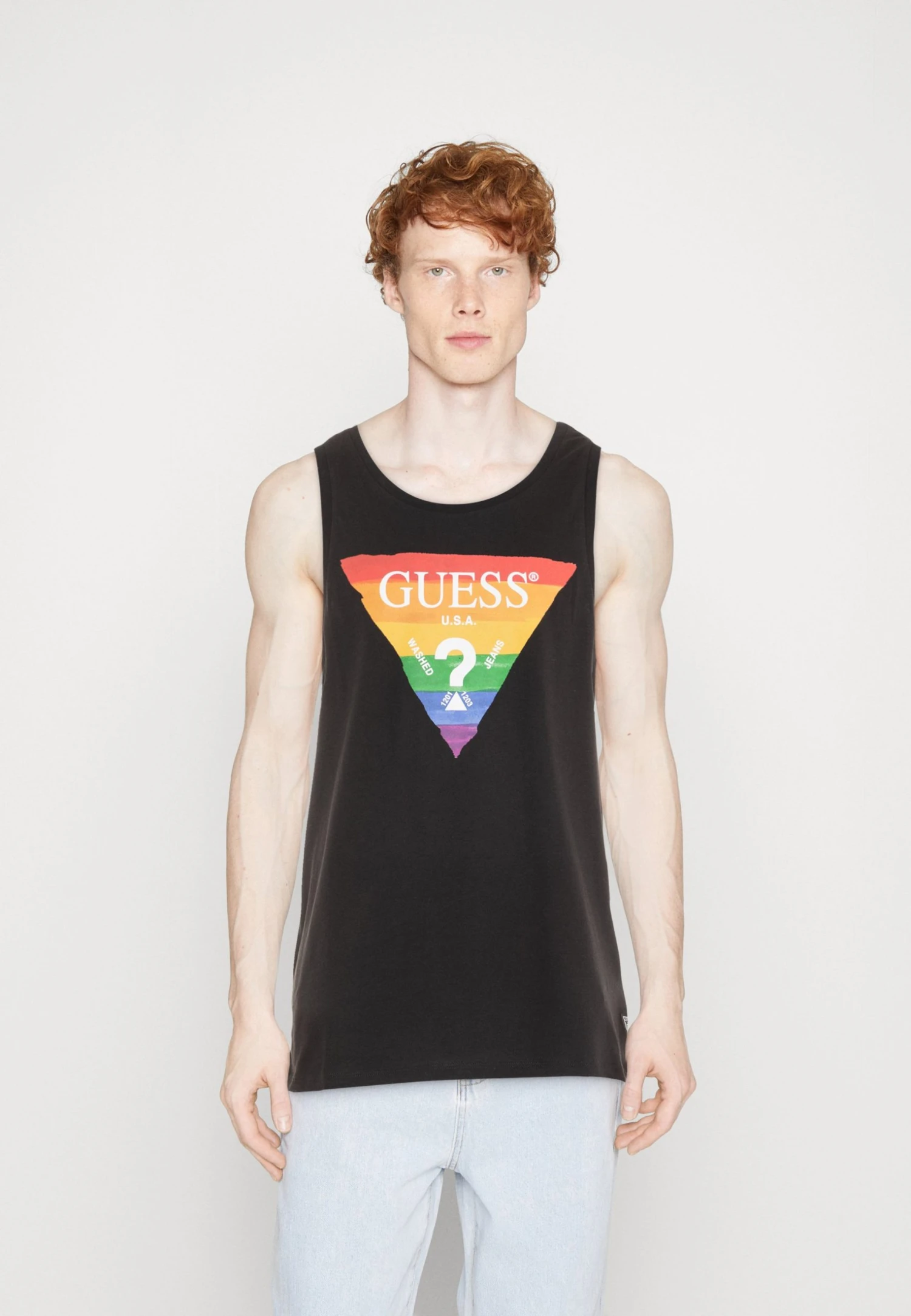 Guess Pride Logo - Top - Jet Black 3 Guess Pride Logo - Top - Jet Black