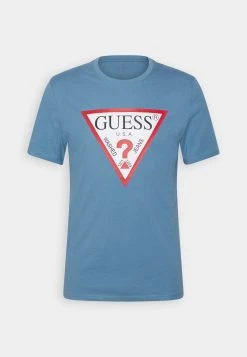 Guess Original Logo Tee - Print T-Shirt - Parisian Roof Blue -Guess Apparel 235ecd0b356c4f86acf6c2f857f16aa4