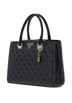 Guess Noelle Girlfriend Satchel - Handbag - Coal Logo -Guess Apparel 245ce7b075454e1d907c05479882a226