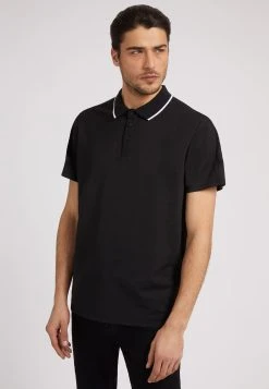 Guess Paul Tape - Polo Shirt - Schwarz