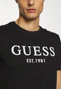 Guess Print T-Shirt - Jet Black -Guess Apparel 28e4015169224102a6929ed75b6f7725