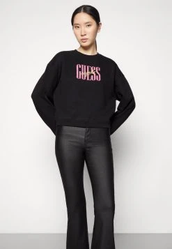 Crewneck - Sweatshirt - Jet Black -Guess Apparel 29d3e93a156f4d97b6546531a9474e66