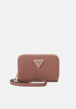 Guess Meridian Medium Zip Around - Wallet - Rosewood