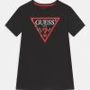 Guess Junior Core- Print T-Shirt - Jet Black -Guess Apparel 2da76fa70ee44289b652cfde461a09e4