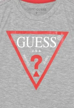 Guess Toddler Core - Print T-Shirt - Light Heather Grey -Guess Apparel 2e09bdf0bb8748ca980e288be9aac551