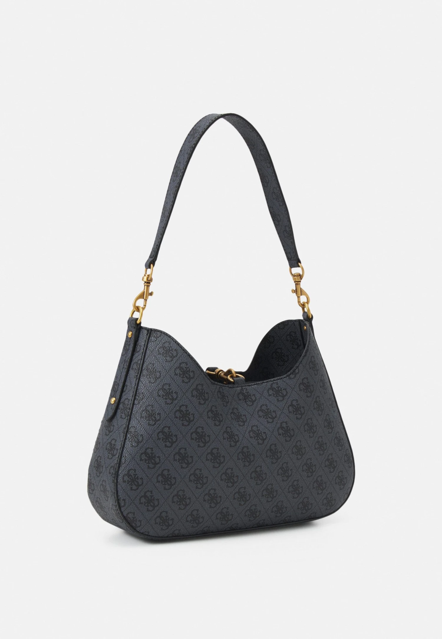 Guess Brenton Hobo - Handbag - Coal Logo 4 Guess Brenton Hobo - Handbag - Coal Logo - Image 2