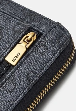 Guess Brenton Zip Around - Wallet - Coal Logo -Guess Apparel 2ee23376dba0401ca7c1ed00d1b0e902