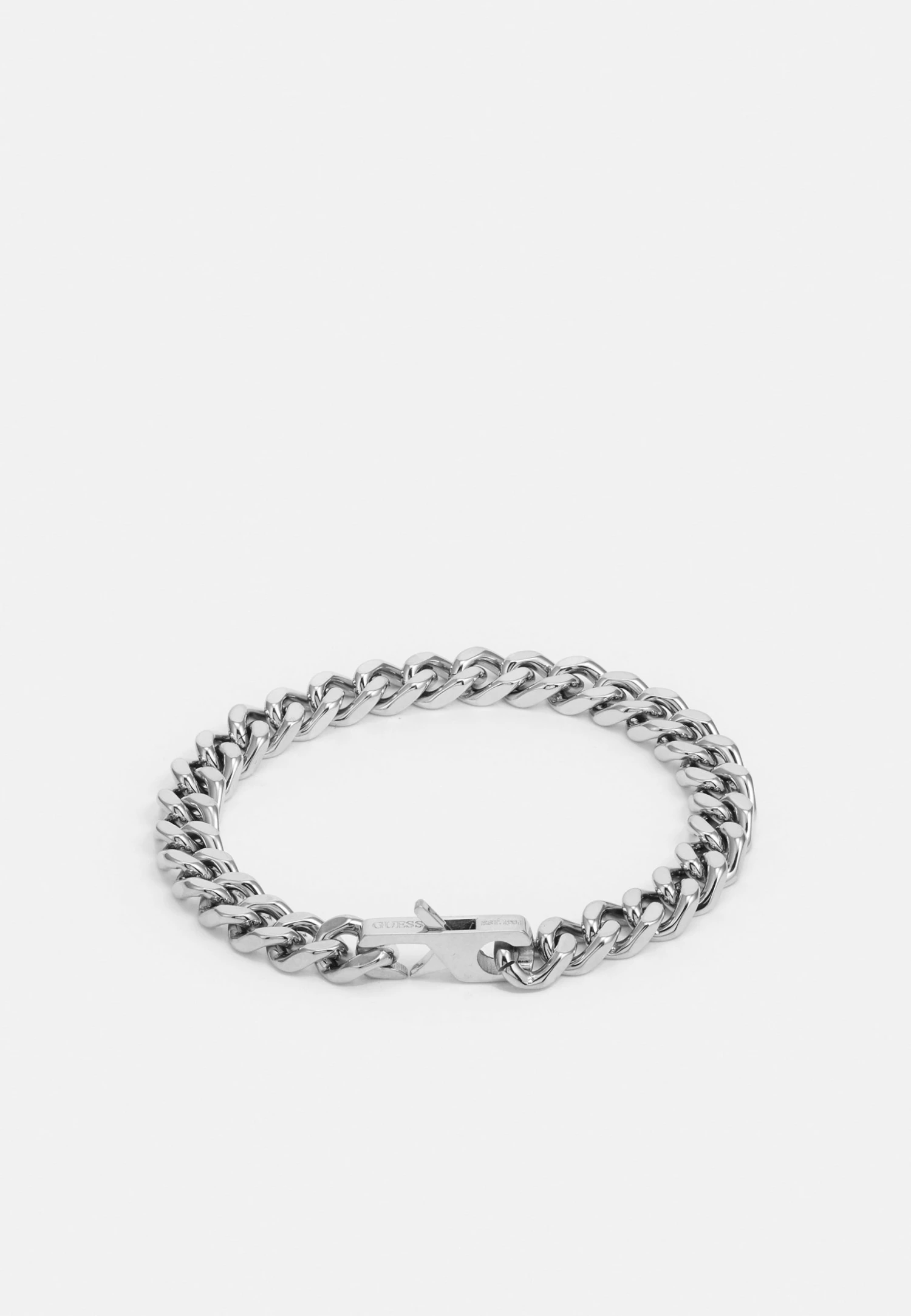Guess Curb Chain Unisex - Bracelet - Silver-Coloured 4 Guess Curb Chain Unisex - Bracelet - Silver-Coloured - Image 2