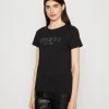 Guess Ss 1981 Easy- Print T-Shirt - Jet Black -Guess Apparel 31cb06bde25a480390a81b036f71075c
