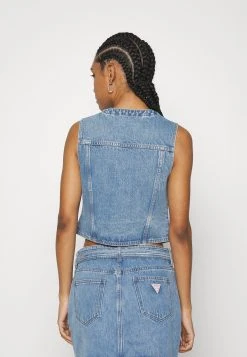 Go Elle Vest- Waistcoat - Go Kitty Medium Wash -Guess Apparel 34ec9522008c45859900caf89cc28a7d