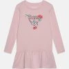 Guess Toddler Sleeves Interlock Dress - Jersey Dress - Ballet Pink -Guess Apparel 37d6d9feda2b4080a9e5e6325522a59b