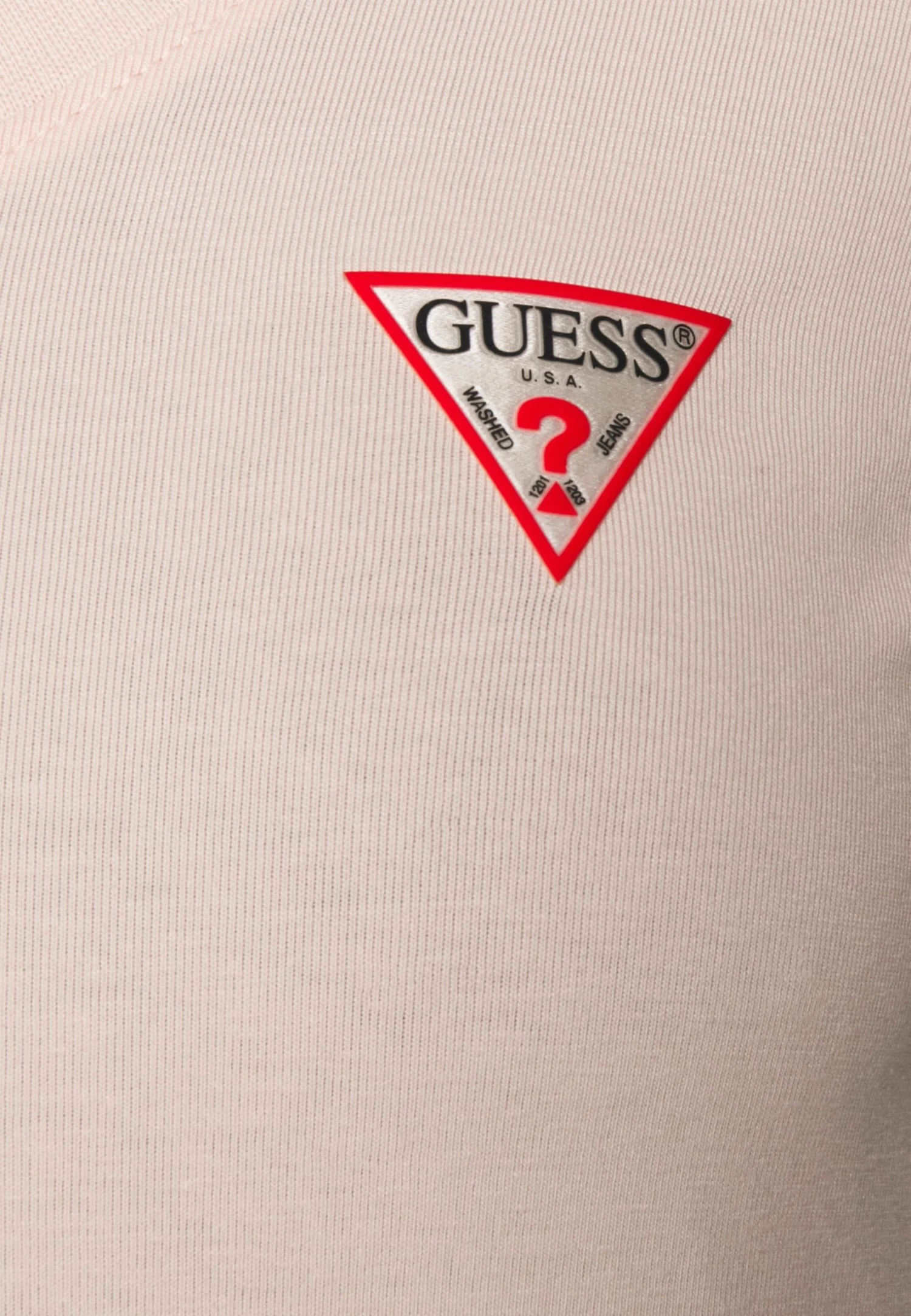 Guess Mini Triangle Tee - Basic T-Shirt - Calm Pink 7 Guess Mini Triangle Tee - Basic T-Shirt - Calm Pink - Image 5
