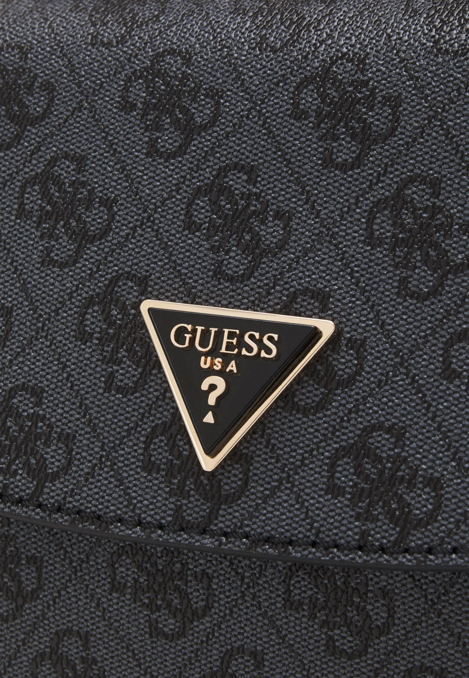 Guess Eco Craig Top Handle Flap - Across Body Bag - Coal 7 Guess Eco Craig Top Handle Flap - Across Body Bag - Coal - Image 5