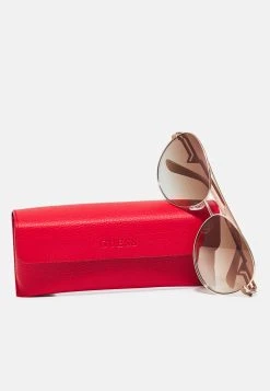 Guess Sunglasses - Shiny Rose Gold / Bordeaux Mirror -Guess Apparel 39bea96f1ea8475d95ead7ef582caaeb
