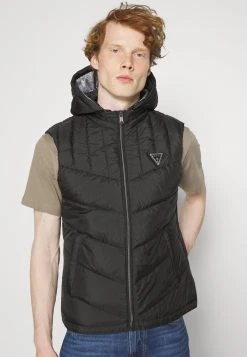 Guess Super Light Vest - Waistcoat - Jet Black -Guess Apparel 3a0d42c7c1af463386eb4c2146dfe55b