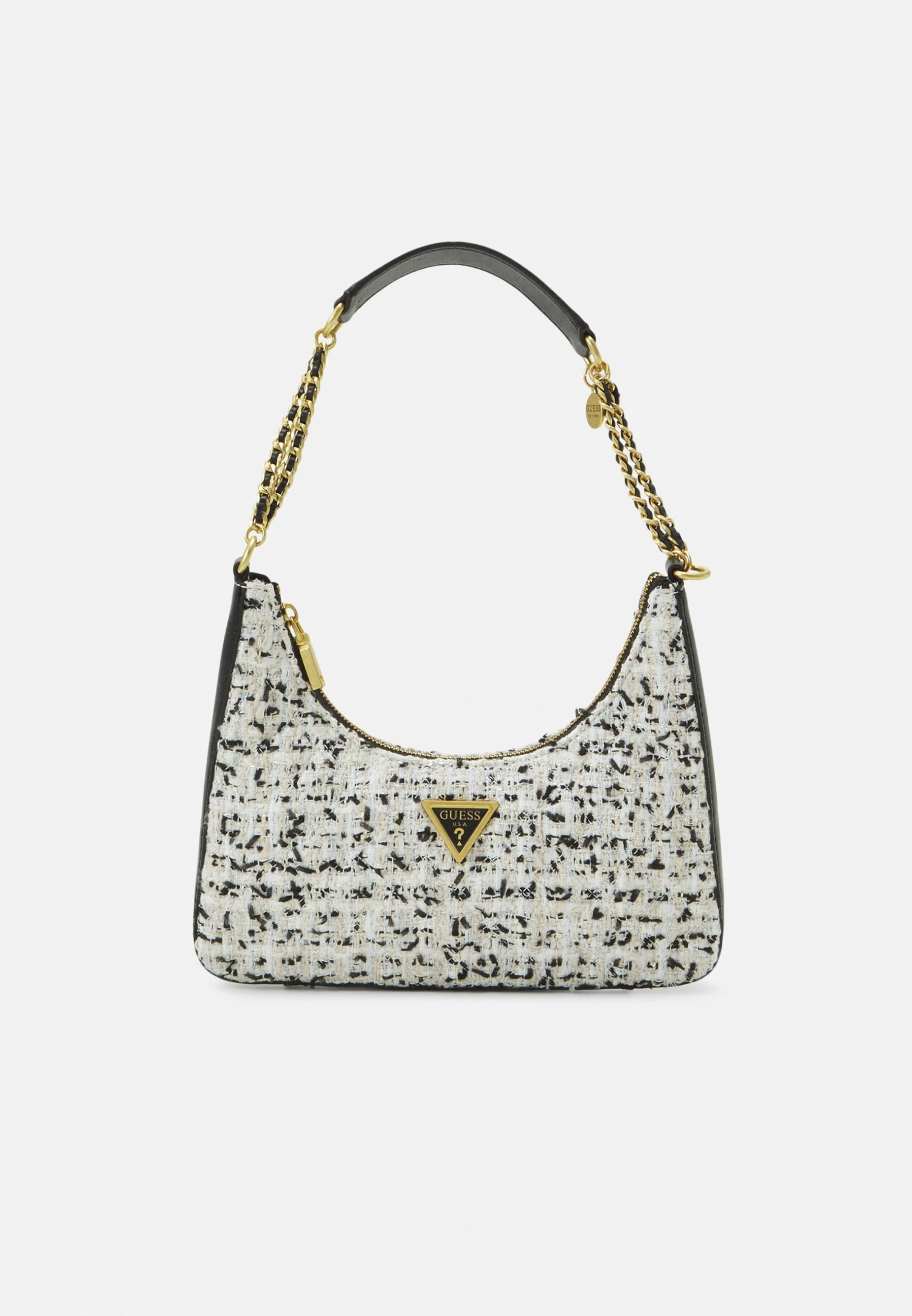 Guess Giully Top Zip Shoulder - Handbag - Cream Multi-Coloured 3 Guess Giully Top Zip Shoulder - Handbag - Cream Multi-Coloured