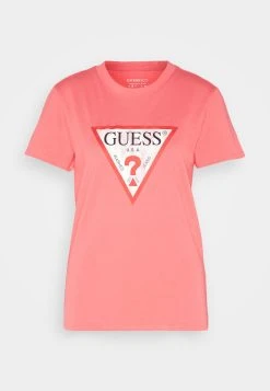 Guess Classic Fit Logo Tee - Print T-Shirt - Plastic Pink -Guess Apparel 3bac868c6ab84fa4840be68f71900e6f