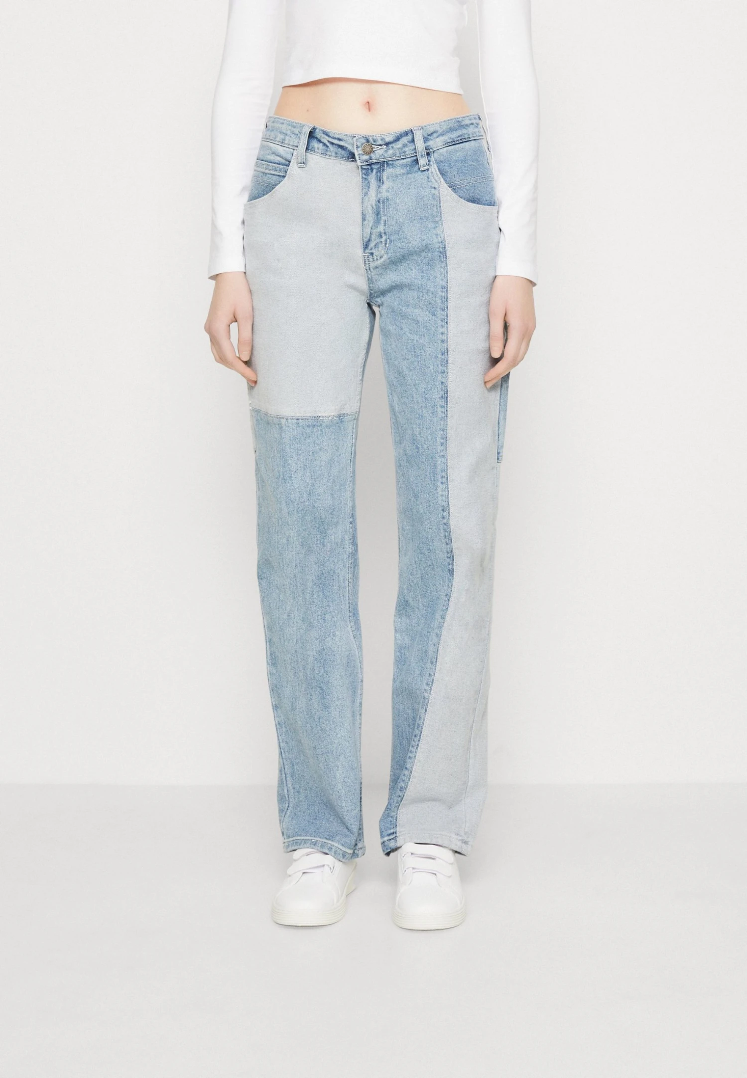 Go Sarah Colorblock Carpenters - Relaxed Fit Jeans - Rufus Lt Wash 3 Go Sarah Colorblock Carpenters - Relaxed Fit Jeans - Rufus Lt Wash