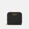 Guess Lisbet Small Zip Around - Wallet - Black -Guess Apparel 3e0bcca584cd4d9b9f54f3a200c33d83